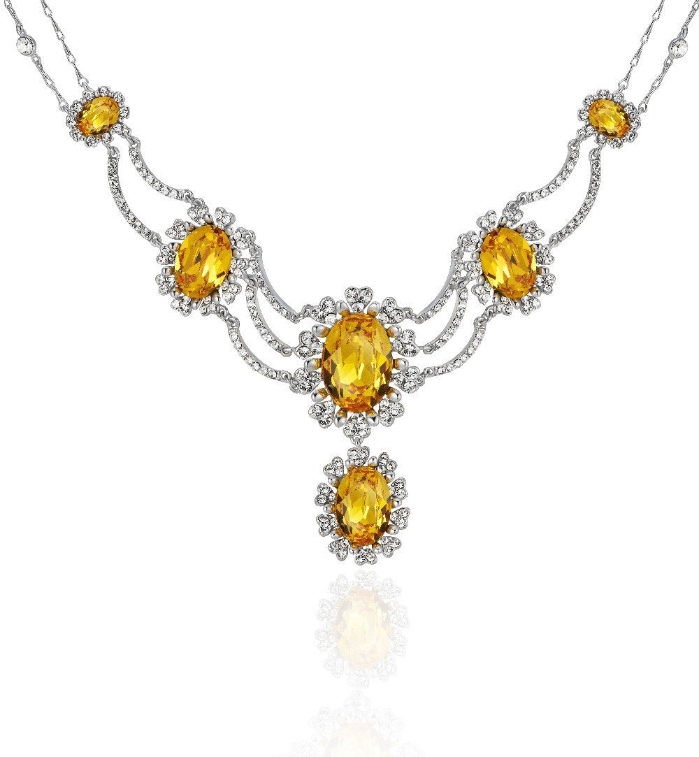 The queen citrine necklace - CDE Jewelry Egypt
